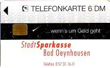 Telefonkarte O 2476 11.94 Sparkasse - Stadtsparkasse Bad Oeynhausen