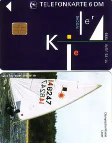 Telefonkarte O 552 04.95 Kieler Woche 1995 - Olympische Klasse Laser