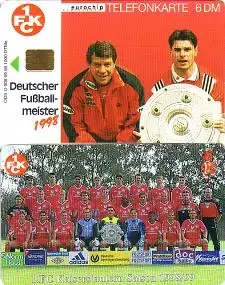 Telefonkarte O 908 09.98 1. FC Kaiserslautern, Saision 1998/99