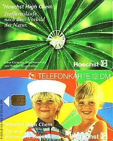 Telefonkarte O 169 A 08.92, Hoechst (Kinder), Aufl. 30000