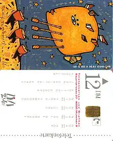Telefonkarte O 002 A 06.93, Telefonkarten und Grafiken, Aufl. 15000