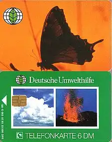 Telefonkarte O 063 07.93, Dt. Umwelthilfe Schmetterling, Aufl. 22300