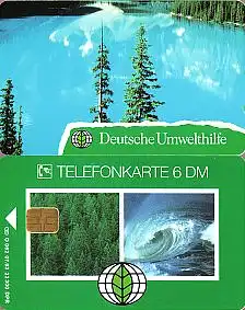 Telefonkarte O 171 09.93, Dt. Umwelthilfe - Waldsee, Aufl. 12500
