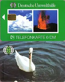 Telefonkarte O 477 11.93, Dt. Umwelthilfe - Höckerschwan, Aufl. 8500
