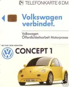 Telefonkarte O 921 05.94, Volkswagen, Beatle, Aufl. 5000