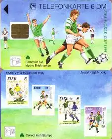 Telefonkarte O 1150 06.94, Fußball / Briefmarken, Aufl. 6000