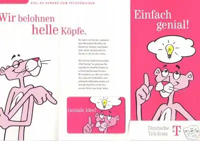 Telefonkarte O 141 04.2000 Pink Panther (Beschreibung hier klicken)