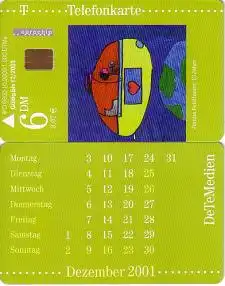 Telefonkarte O 0350 10.2000 DeTeMedien Kalender Dezember 01 Feisthauer Aufl.1000