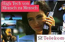 Telefonkarte PD 3 92 High Tech, DD 2207 Modul 51 fluoreszierend Computer-Nr.
