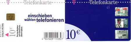 Telefonkarte PD 02 01.03 Einschieben . blau, DD 3302 Modul 38R Gemplus