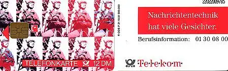 Telefonkarte P 21 10.91 Berufsinformation, DD 2201 einlagig