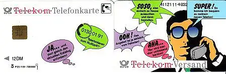 Telefonkarte P 23 11.91 Telekom Versand, DD 4112