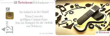 Telefonkarte P 12 11.92 Trion 2, DD 1301