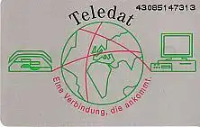 Telefonkarte P 08 06.93 Teledat, DD 4308 Modul 44