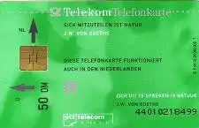 Telefonkarte P 04 02.94 Der Rhein - Natur deutsch/niederländische Karte, DD 4401