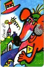 Telefonkarte P 06 03.94 Otmar Alt - Jahr der Ratte, DD 1405 Modul 31