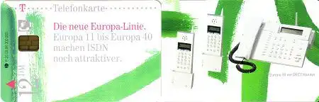 Telefonkarte P 23 09.96 Neue Europa-Linie, DD 5606, fluoreszierend