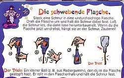Telefonkarte P 04 04.99 Magic-Trick, schwebende Flasche, DD 5904 nicht fluoresz.