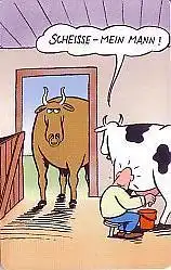 Telefonkarte P 14 08.00 Humor, Scheisse - mein Mann!, DD 4009