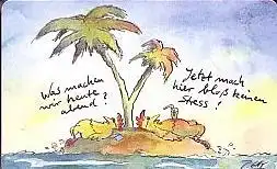 Telefonkarte P 15 09.00 Einfach Urlaub, Cartoon Concept, DD 5009