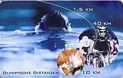 Telefonkarte P 09 09.01 Triathlon, Olympische Distanzen, DD 5109