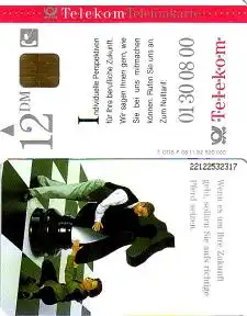 Telefonkarte P 08 11.92, Personalwerbung - Schach, DD 2212