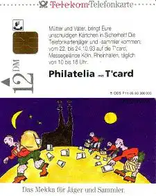 Telefonkarte P 11 09.93, Philatelia mit T'card Köln, DD 2309