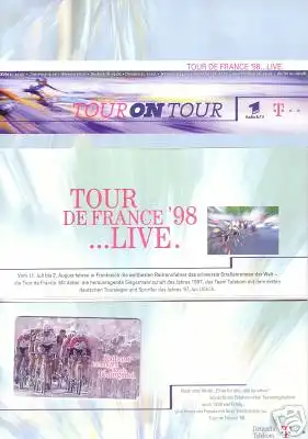 Telefonkarte P 09 05.98 Team Telekom Tour de France (Beschreibung hier klicken)