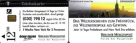 Telefonkarte R 09 08.95 Berliner Morgenpost