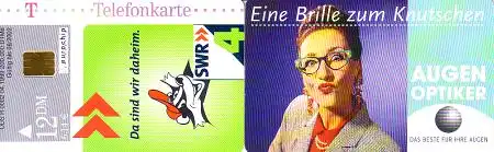Telefonkarte R 0002 04.1999 SWR 4 - Augen Optiker