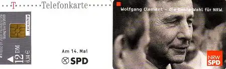 Telefonkarte R 0002 01.2000 SPD - Wolfgang Clement