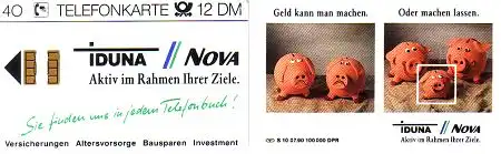 Telefonkarte S 10 07.90 Iduna Nova, DD 1011