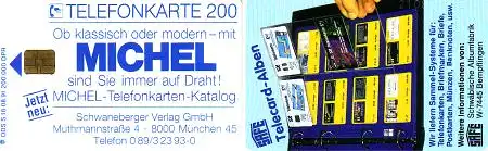Telefonkarte S 18 08.91 Michel Schwaneberger Verlag, DD 2109