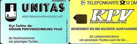 Telefonkarte S 51 05.92 KPV / Unitas Versicherung, DD 2205 Modul 51
