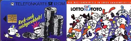 Telefonkarte S 83 01.93 Lotto Toto, DD 4301