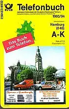 Telefonkarte S 93 03.93 Telefonbuch Hamburg, DD 2304 einlagig