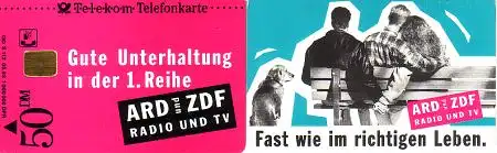 Telefonkarte S 112 05.93 ARD + ZDF, DD 1307 Modul 31 neue Nr.