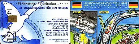 Telefonkarte S 118 07.93 Comic TK für Frieden, Achterbahn, DD 1307 neue Nr.