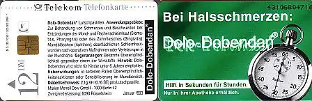 Telefonkarte S 135 10.93 Dolo-Dobendan, DD 4309 Modul 44