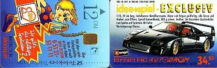 Telefonkarte S 137A 09.93 Idee + Spiel, Ferrari, DD 1309 neue Nr.