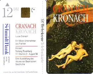 Telefonkarte S 14 03.94 SchmidtBank Lucas Cranach, DD 4402