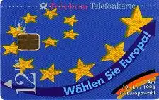 Telefonkarte S 22 04.94 Krüger Europawahl, DD 1404 neue Nr.