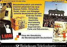 Telefonkarte S 30 06.94 Haus der Geschichte Bonn, DD 2405