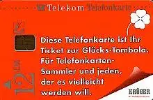 Telefonkarte S 39 09.94 Krüger Glücks-Tombola, DD 2408