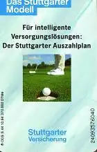 Telefonkarte S 44 10.94 Stuttgarter Versicherung Golf, DD 2409