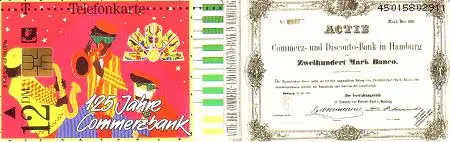 Telefonkarte S 03 02.95 Commerzbank, DD 4502 Modul 44