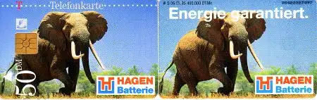 Telefonkarte S 06 03.95 Hagen, Elefant, DD 3502