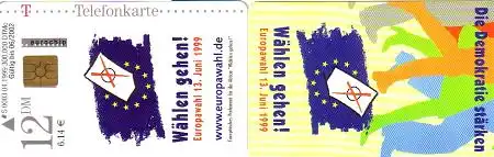Telefonkarte S 0003 04.1999 Europawahl, DD 3904