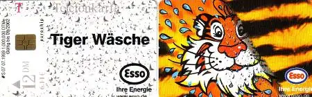Telefonkarte S 07 07.1999 Esso Tiger Wäsche, DD 3907