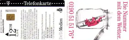 Telefonkarte S 0001 02.2001 DeTeMedien Wetterfrosch, DD 3101